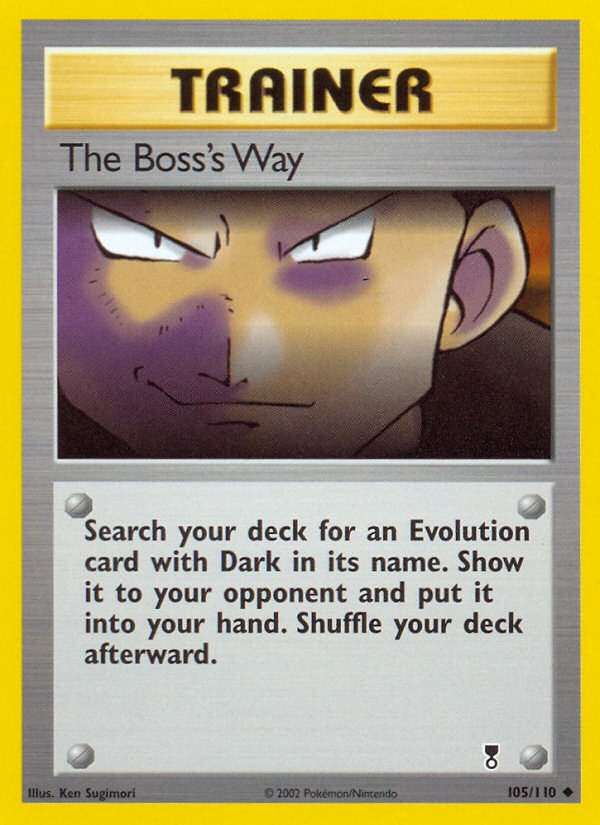 The Boss's Way (105/110) [Legendary Collection] | Card Citadel