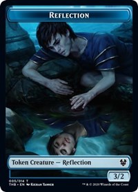 Reflection // Satyr Double-sided Token [Theros Beyond Death Tokens] | Card Citadel