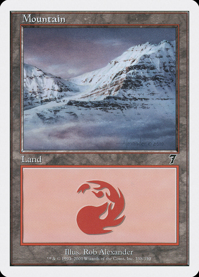 Mountain (338) [Seventh Edition] | Card Citadel