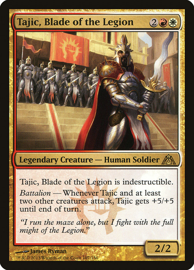 Tajic, Blade of the Legion [Dragon's Maze] | Card Citadel