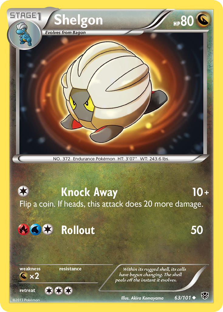 Shelgon (63/101) [Black & White: Plasma Blast] | Card Citadel