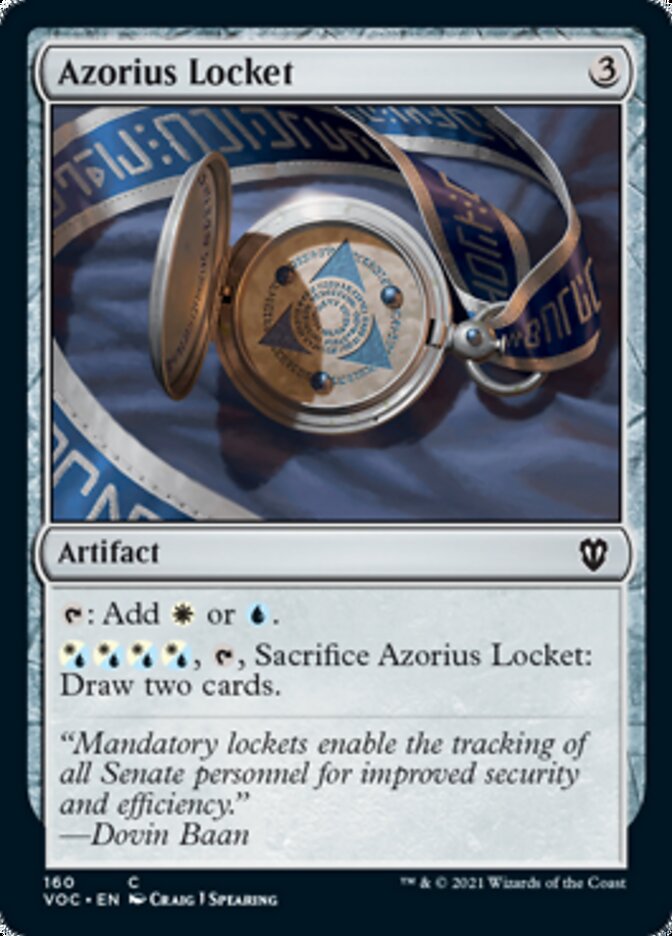 Azorius Locket [Innistrad: Crimson Vow Commander] | Card Citadel