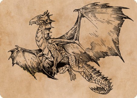 Ancient Bronze Dragon Art Card (58) [Commander Legends: Battle for Baldur's Gate Art Series] | Card Citadel