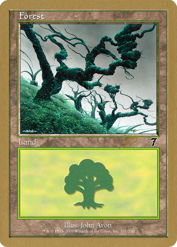 Forest (rl331) (Raphael Levy) [World Championship Decks 2002] | Card Citadel