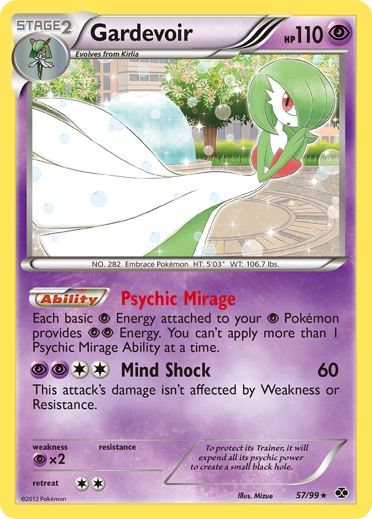 Gardevoir (57/99) [Black & White: Next Destinies] | Card Citadel