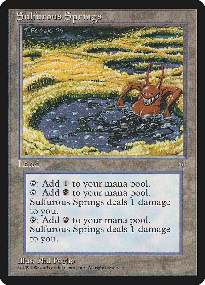 Sulfurous Springs [Ice Age] | Card Citadel