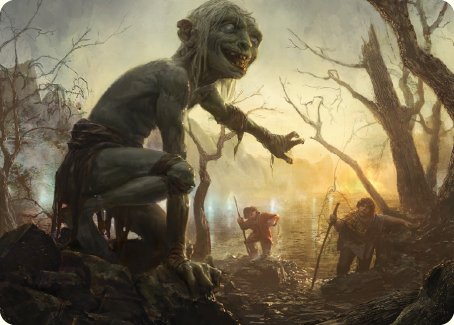 Smeagol, Helpful Guide Art Card [The Lord of the Rings: Tales of Middle-earth Art Series] | Card Citadel