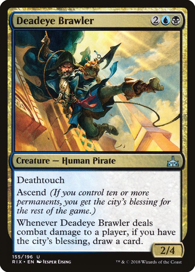 Deadeye Brawler [Rivals of Ixalan] | Card Citadel