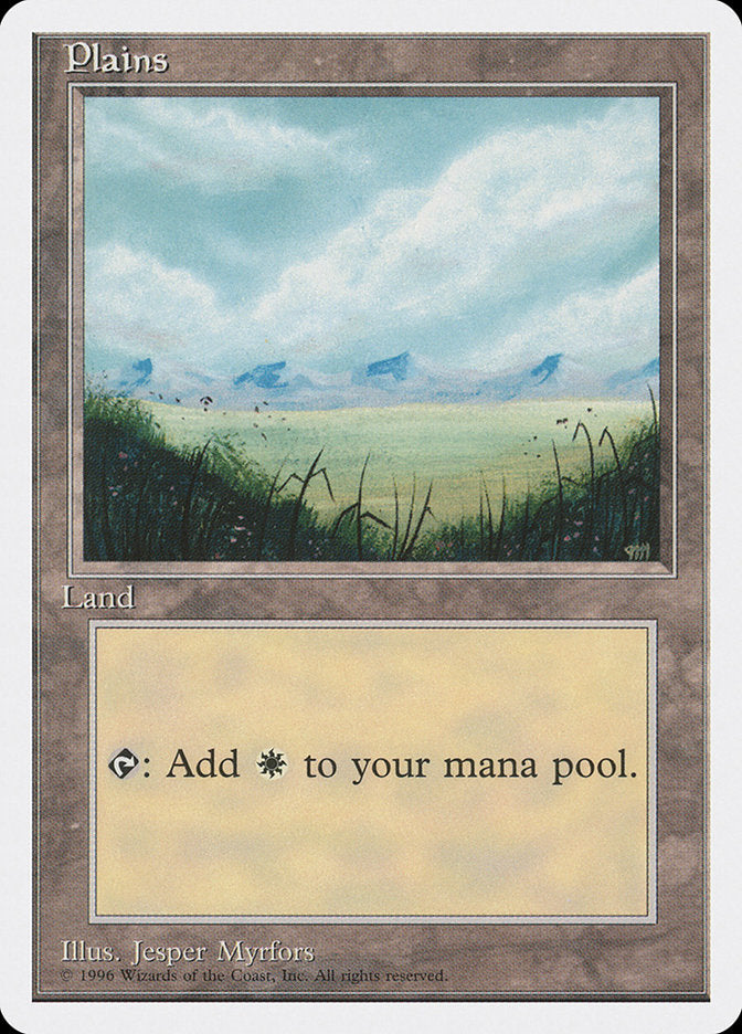 Plains (No Trees, Signature on Bottom Right) [Introductory Two-Player Set] | Card Citadel