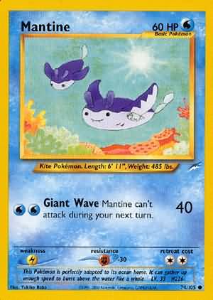 Mantine (74/105) [Neo Destiny Unlimited] | Card Citadel