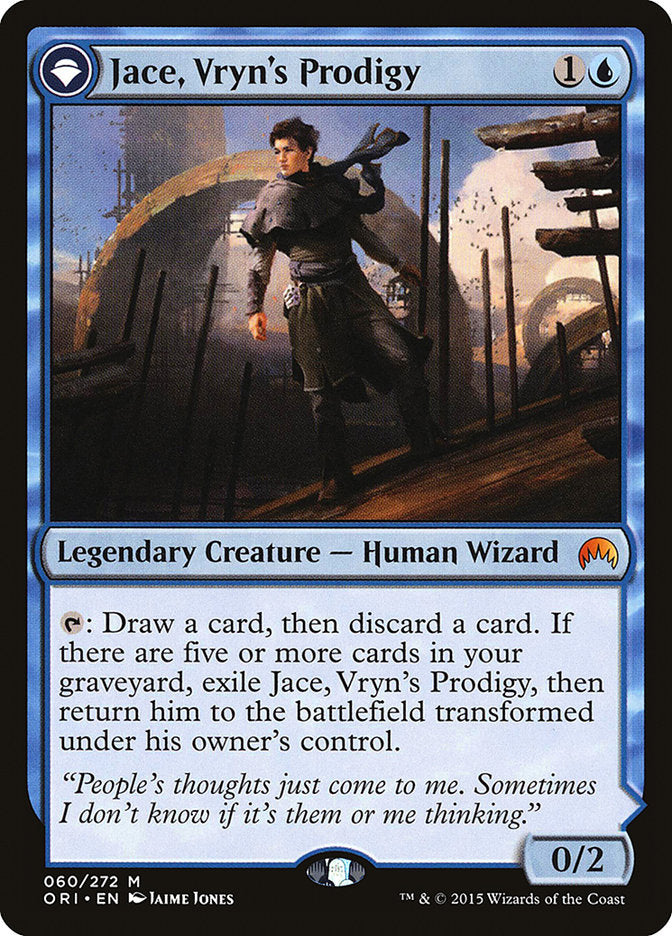 Jace, Vryn's Prodigy // Jace, Telepath Unbound [Magic Origins] | Card Citadel