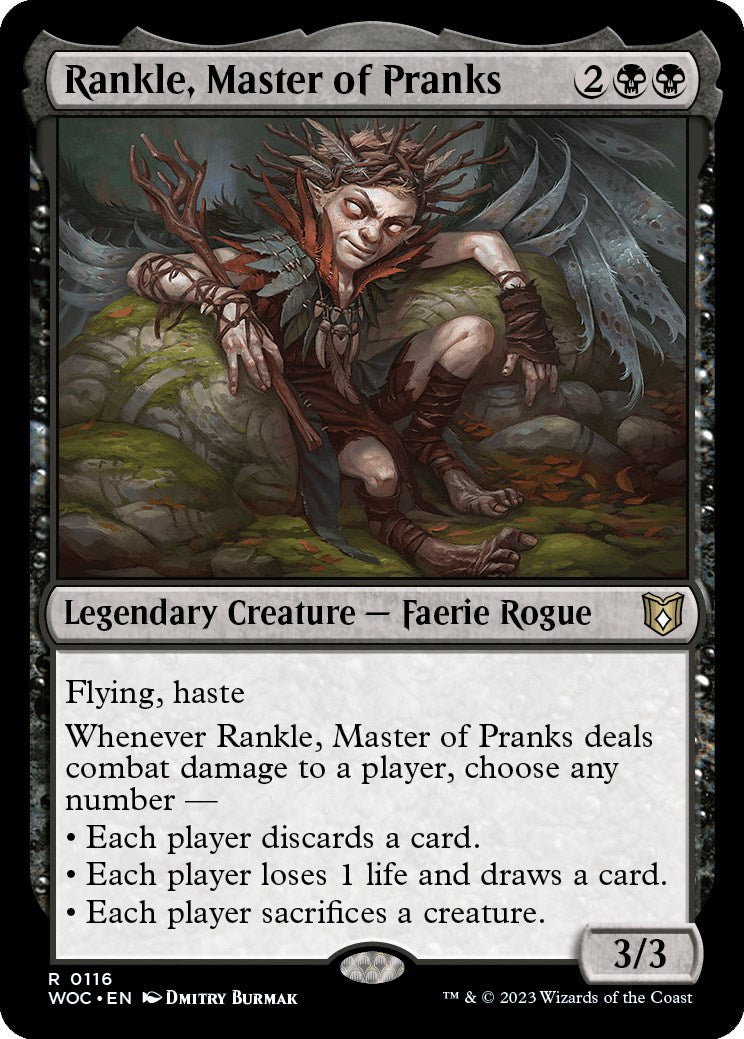 Rankle, Master of Pranks [Wilds of Eldraine Commander] | Card Citadel