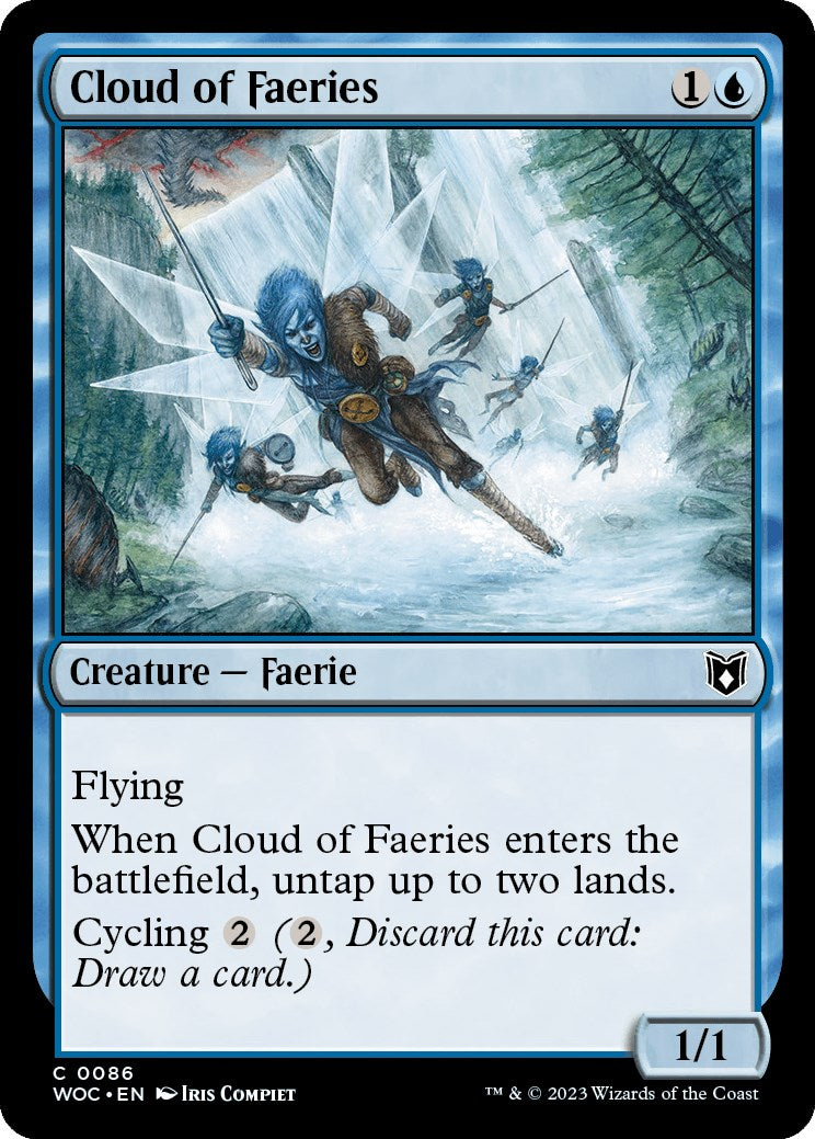 Cloud of Faeries [Wilds of Eldraine Commander] | Card Citadel