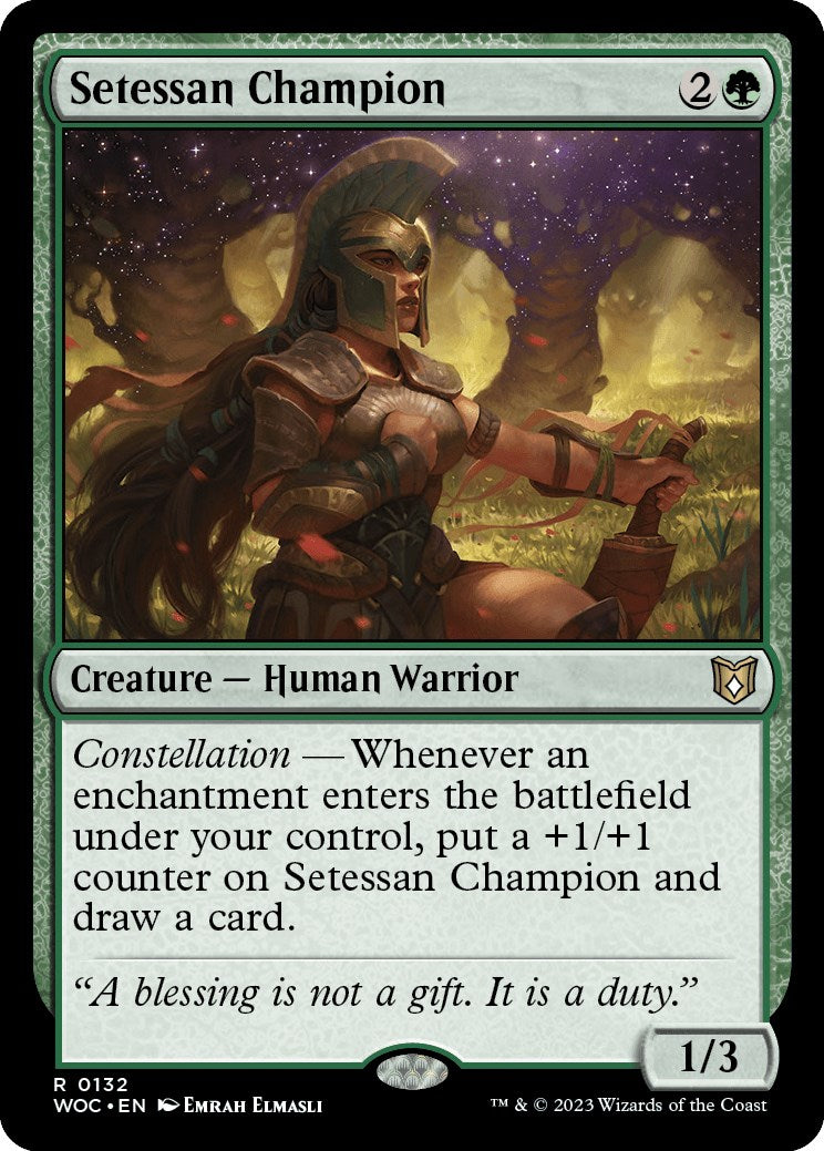 Setessan Champion [Wilds of Eldraine Commander] | Card Citadel