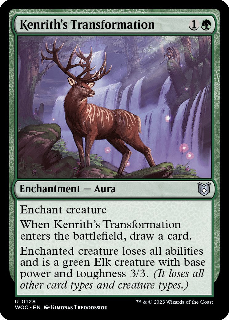 Kenrith's Transformation [Wilds of Eldraine Commander] | Card Citadel