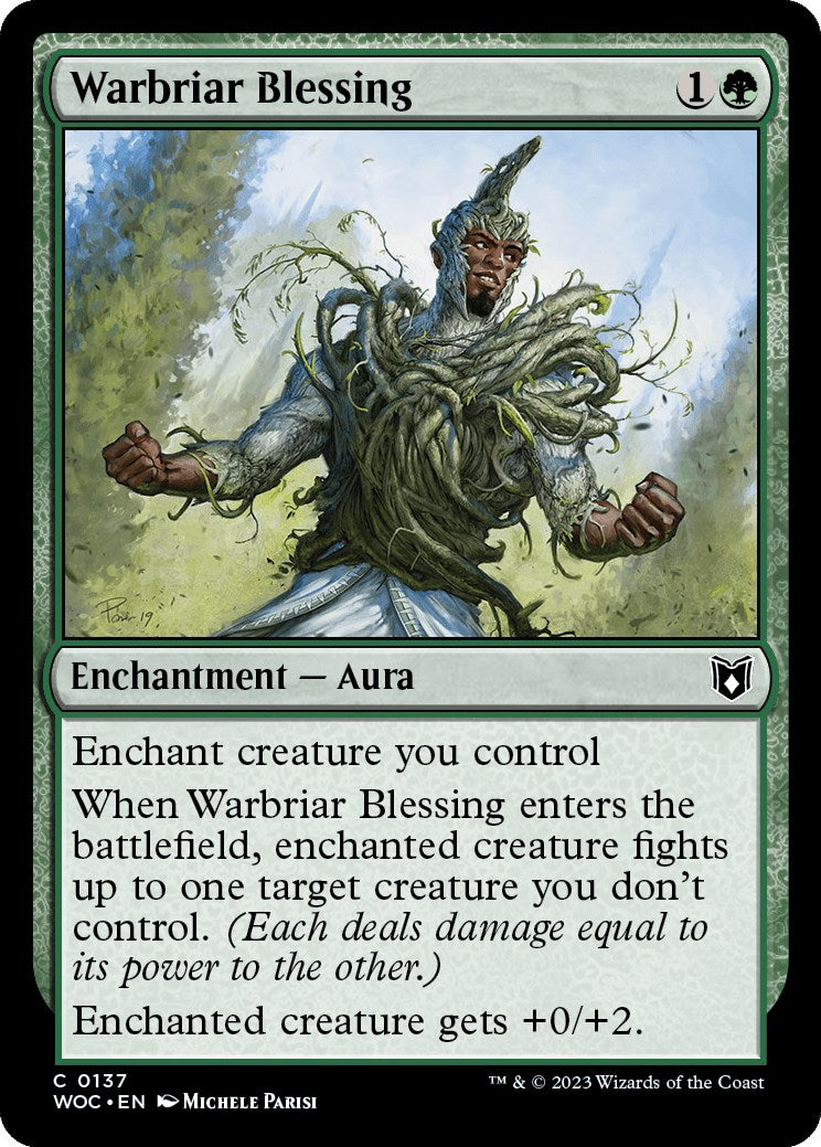 Warbriar Blessing [Wilds of Eldraine Commander] | Card Citadel