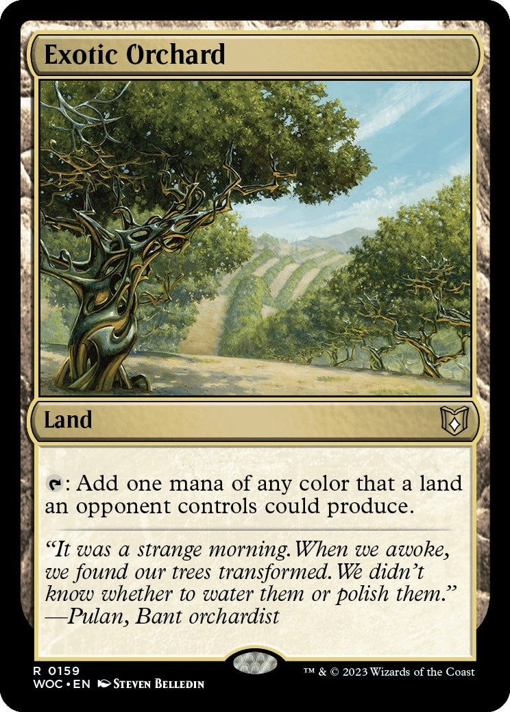 Exotic Orchard [Wilds of Eldraine Commander] | Card Citadel