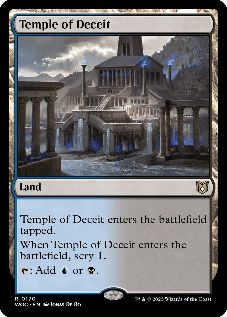 Temple of Deceit [Wilds of Eldraine Commander] | Card Citadel