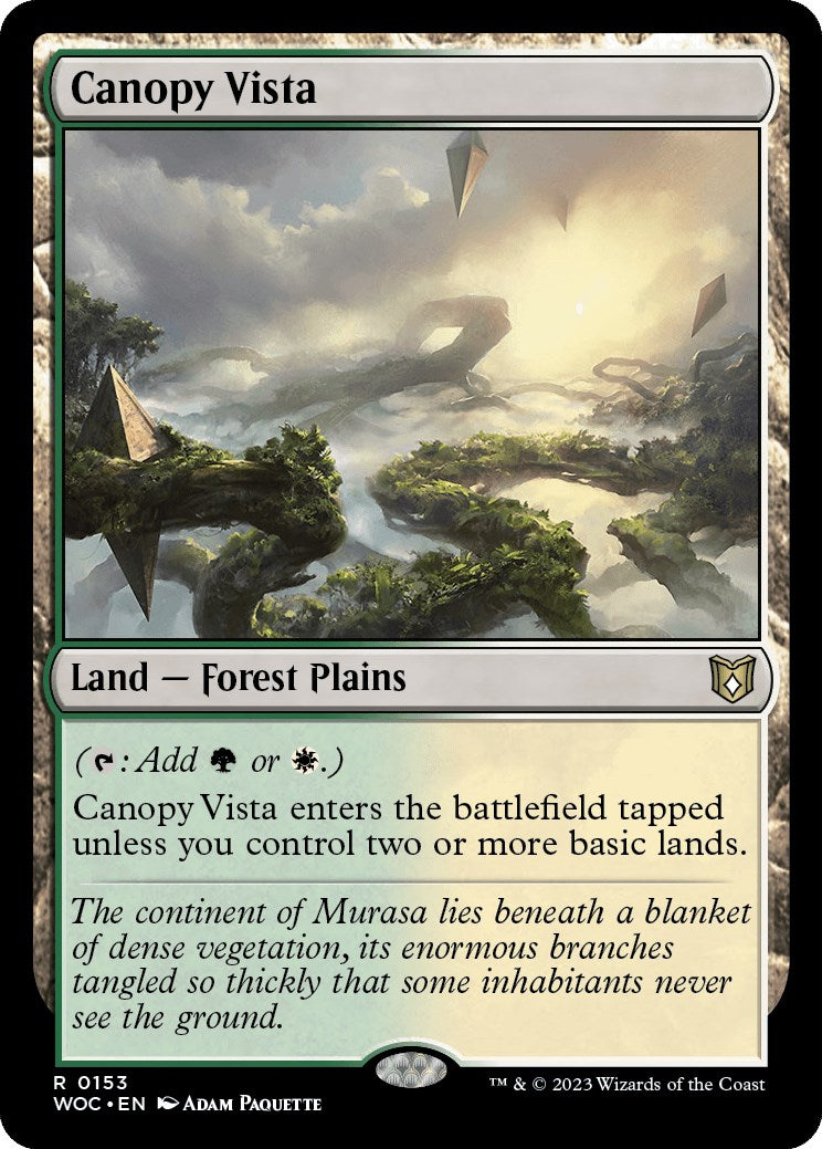 Canopy Vista [Wilds of Eldraine Commander] | Card Citadel
