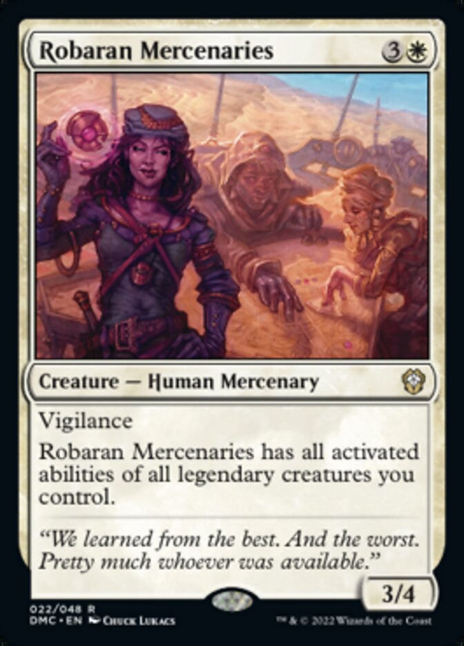 Robaran Mercenaries [Dominaria United Commander] | Card Citadel