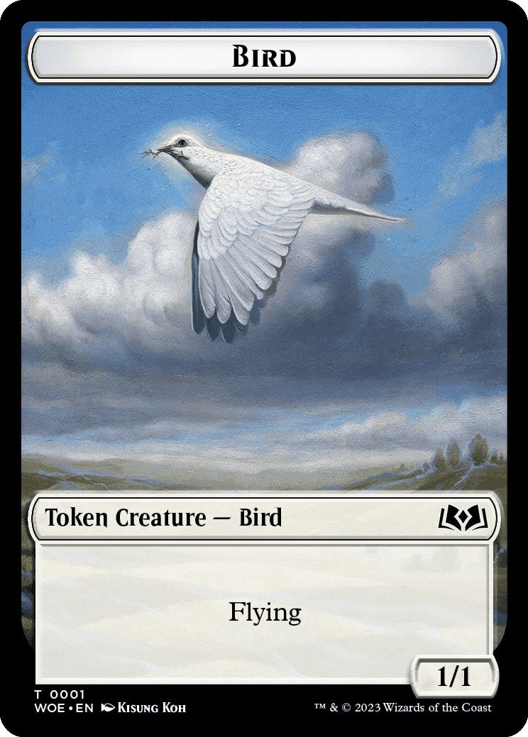 Bird Token [Wilds of Eldraine Tokens] | Card Citadel