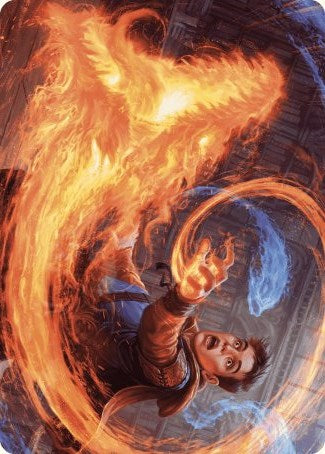 Frantic Firebolt Art Card [Wilds of Eldraine Art Series] | Card Citadel