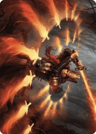 Heartflame Duelist Art Card [Wilds of Eldraine Art Series] | Card Citadel