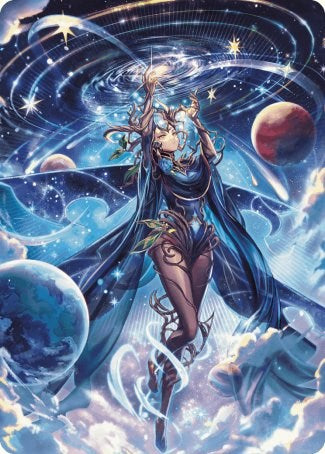 Omniscience Anime Art Card [Wilds of Eldraine Art Series] | Card Citadel