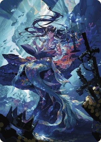 Rhystic Study Art Card [Wilds of Eldraine Art Series] | Card Citadel