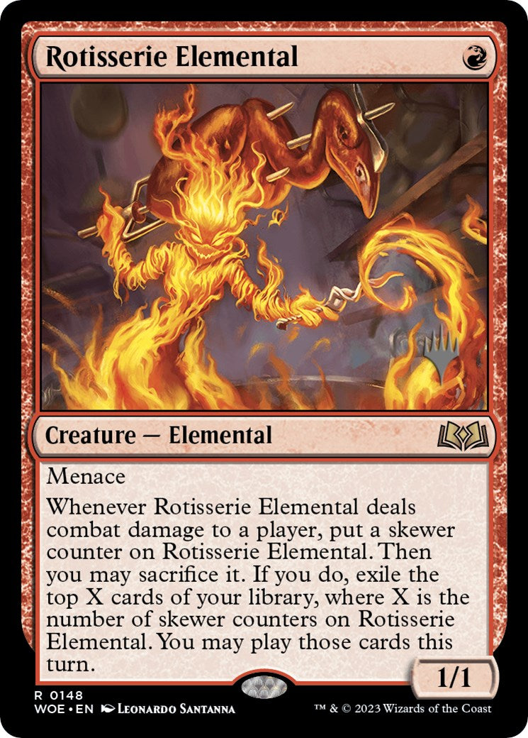 Rotisserie Elemental (Promo Pack) [Wilds of Eldraine Promos] | Card Citadel