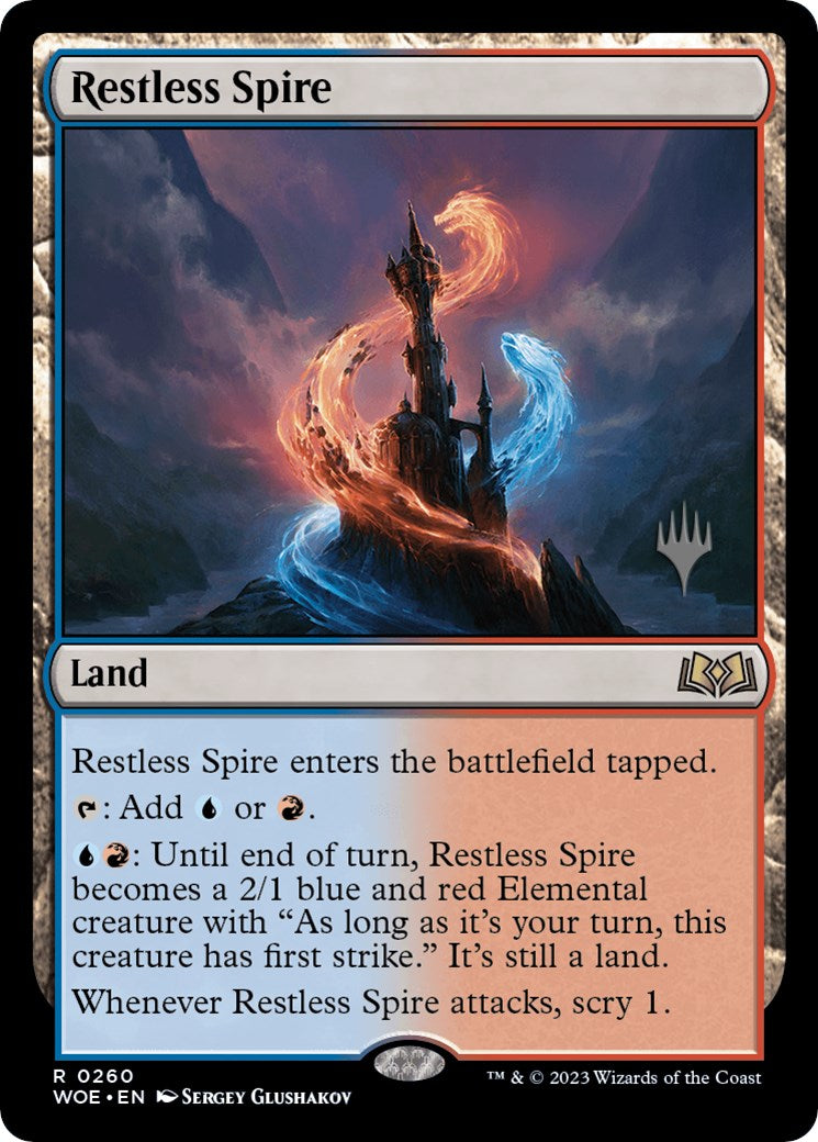 Restless Spire (Promo Pack) [Wilds of Eldraine Promos] | Card Citadel