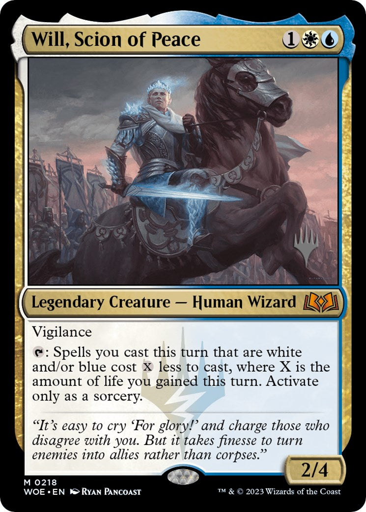 Will, Scion of Peace (Promo Pack) [Wilds of Eldraine Promos] | Card Citadel