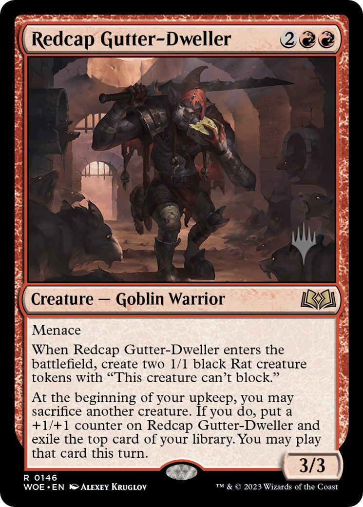 Redcap Gutter-Dweller (Promo Pack) [Wilds of Eldraine Promos] | Card Citadel