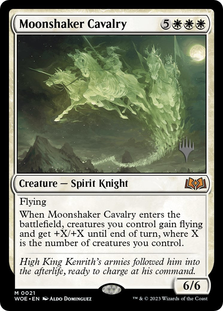 Moonshaker Cavalry (Promo Pack) [Wilds of Eldraine Promos] | Card Citadel