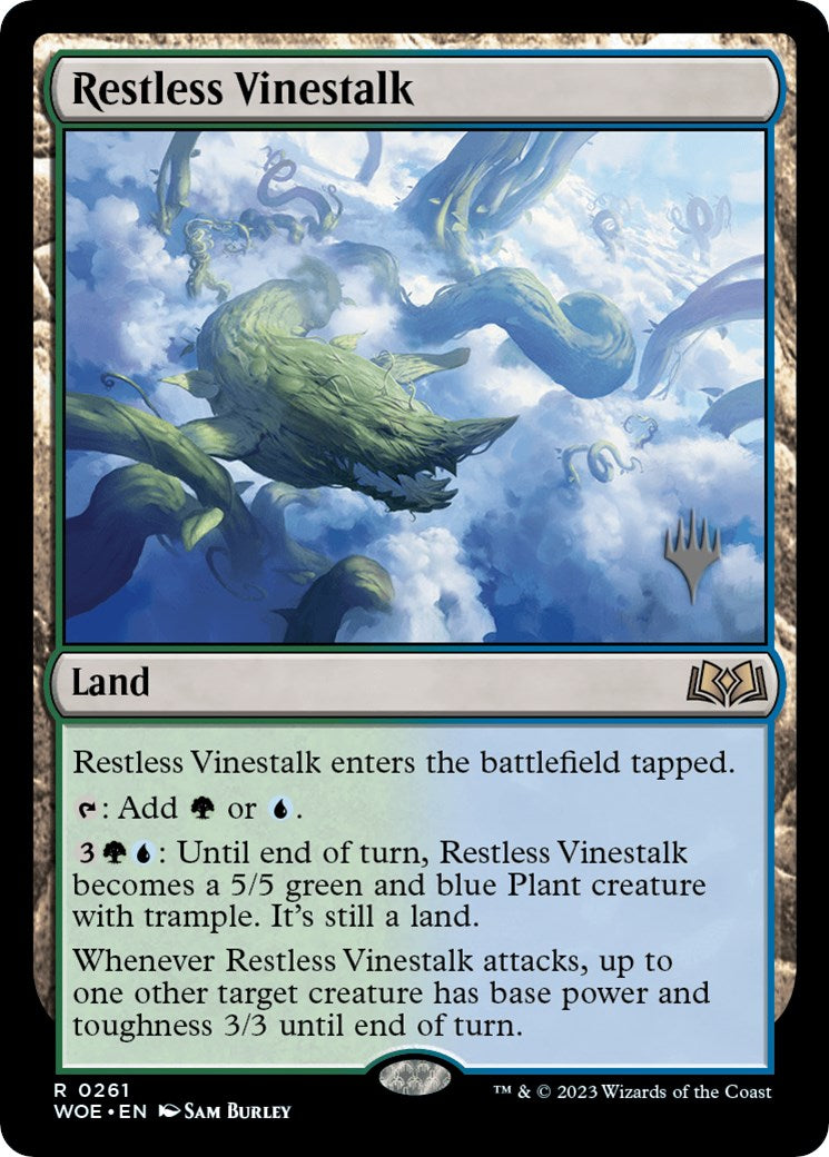 Restless Vinestalk (Promo Pack) [Wilds of Eldraine Promos] | Card Citadel