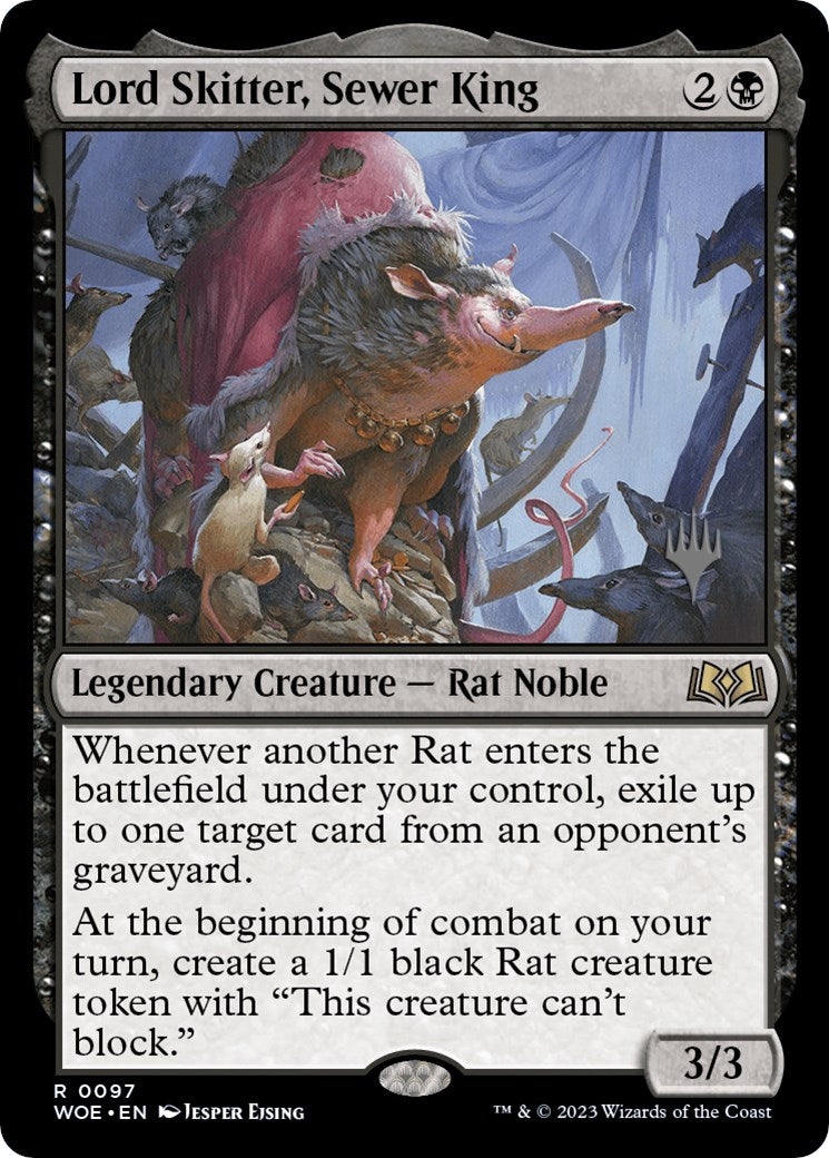 Lord Skitter, Sewer King (Promo Pack) [Wilds of Eldraine Promos] | Card Citadel