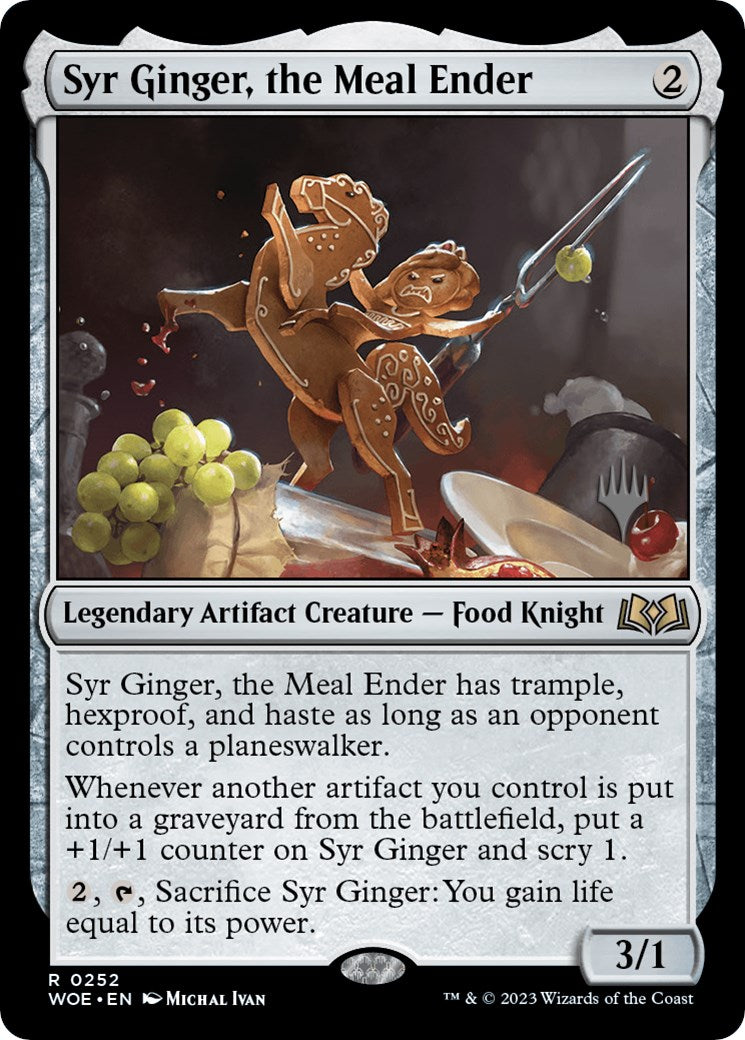 Syr Ginger, the Meal Ender (Promo Pack) [Wilds of Eldraine Promos] | Card Citadel