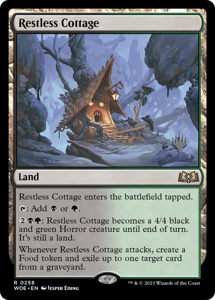 Restless Cottage (Promo Pack) [Wilds of Eldraine Promos] | Card Citadel