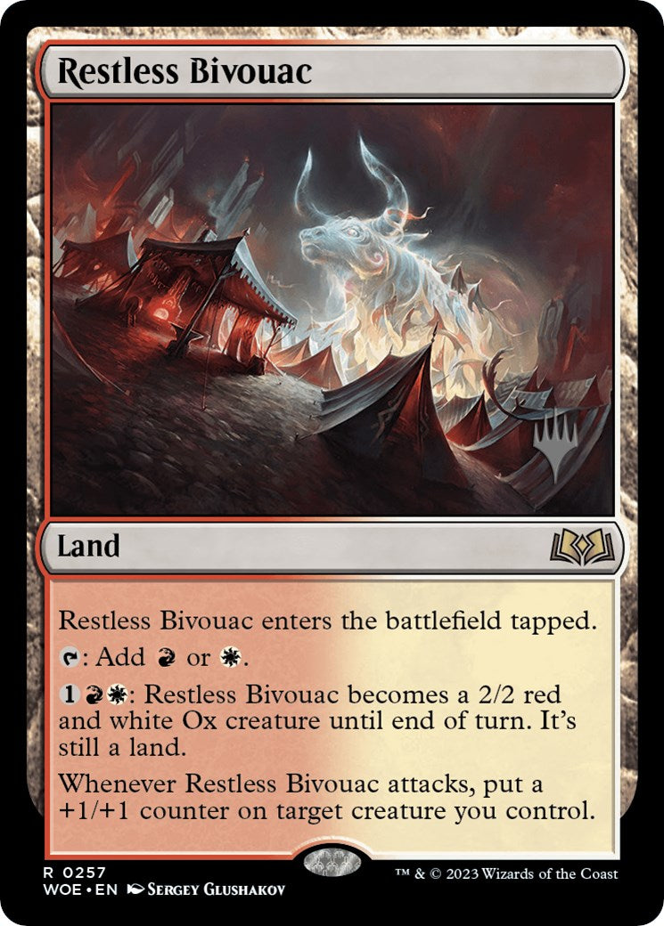 Restless Bivouac (Promo Pack) [Wilds of Eldraine Promos] | Card Citadel