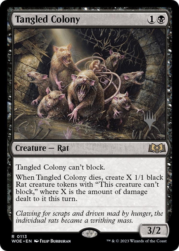 Tangled Colony (Promo Pack) [Wilds of Eldraine Promos] | Card Citadel