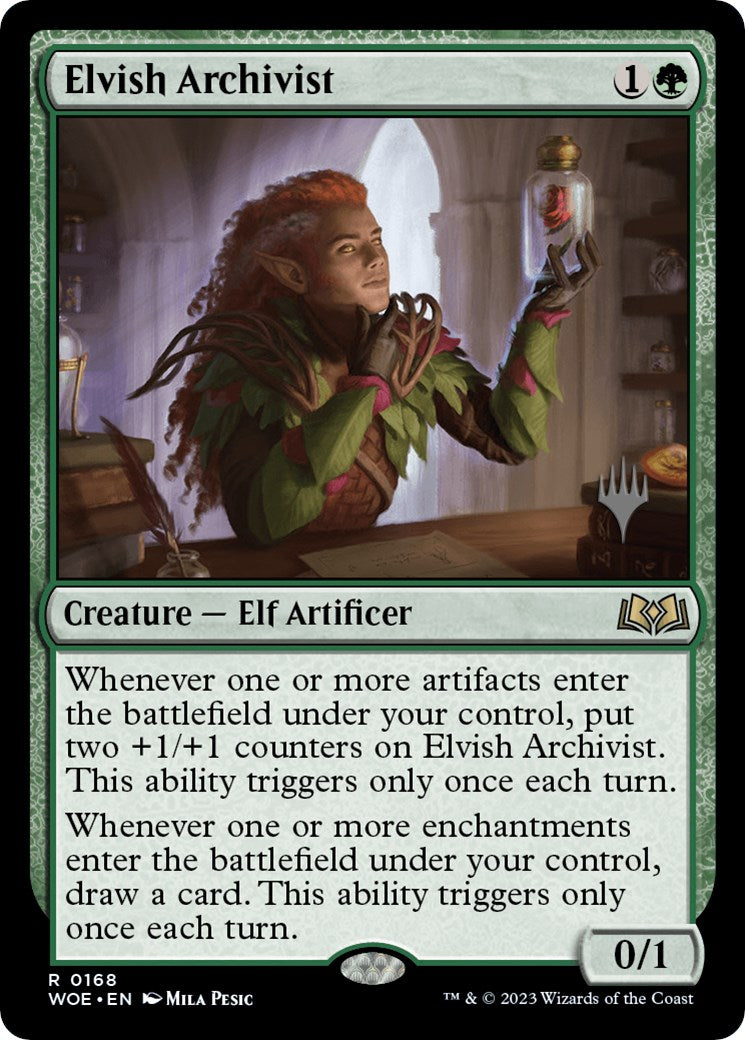 Elvish Archivist (Promo Pack) [Wilds of Eldraine Promos] | Card Citadel