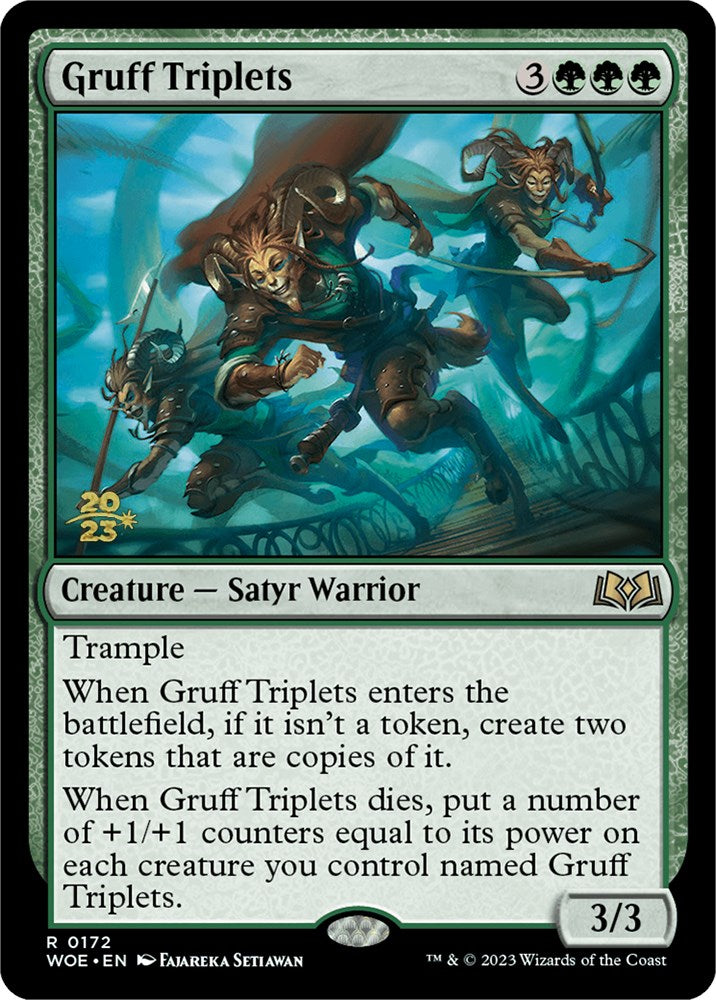 Gruff Triplets [Wilds of Eldraine Prerelease Promos] | Card Citadel