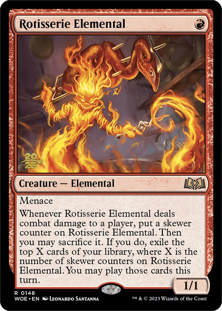 Rotisserie Elemental [Wilds of Eldraine Prerelease Promos] | Card Citadel