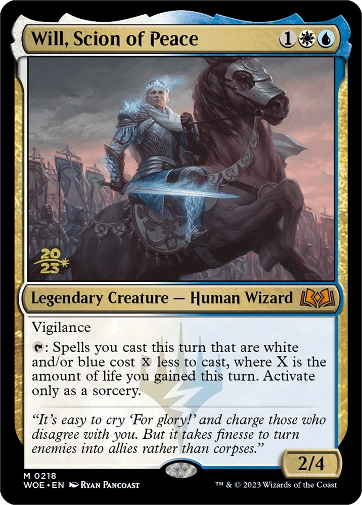 Will, Scion of Peace [Wilds of Eldraine Prerelease Promos] | Card Citadel