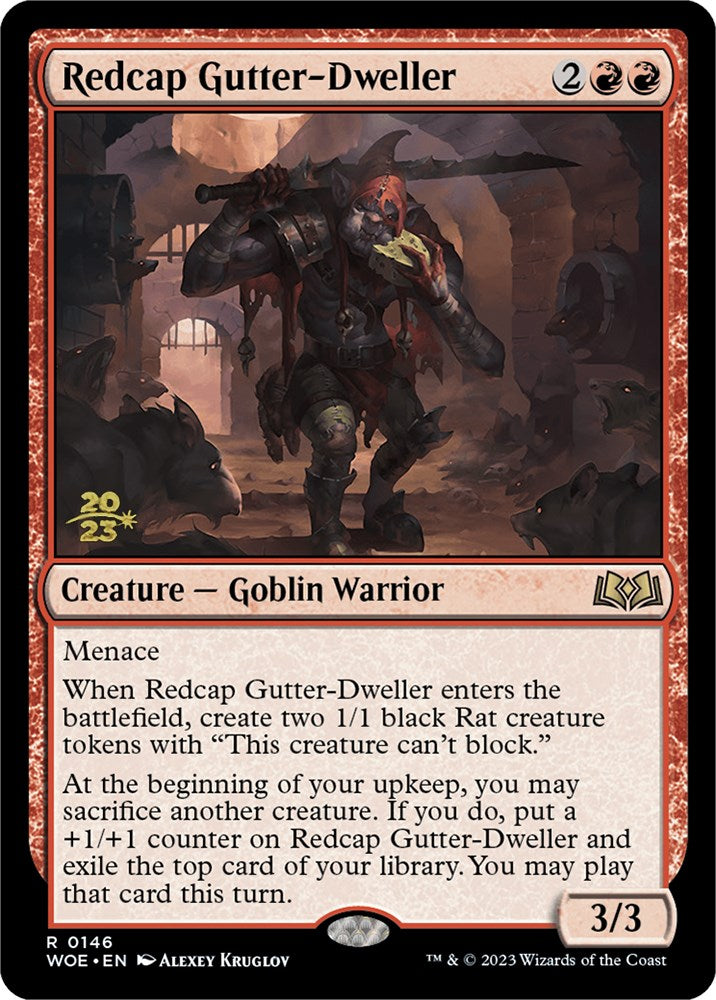 Redcap Gutter-Dweller [Wilds of Eldraine Prerelease Promos] | Card Citadel