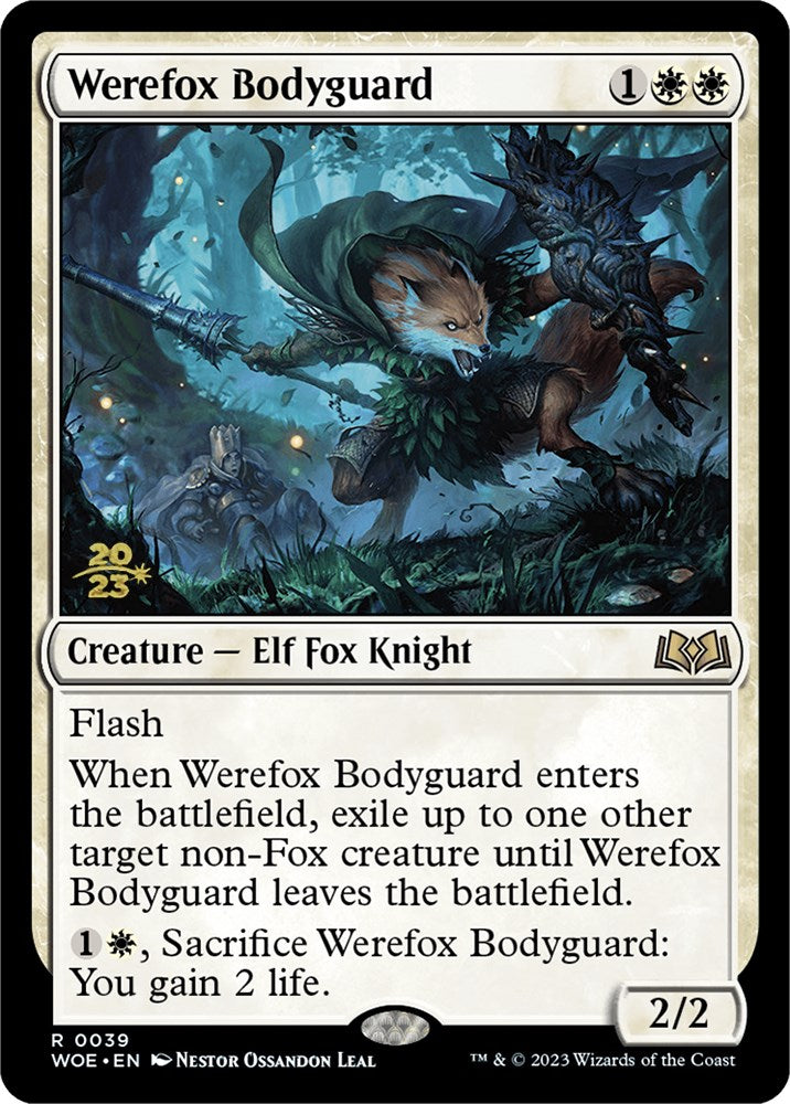 Werefox Bodyguard [Wilds of Eldraine Prerelease Promos] | Card Citadel