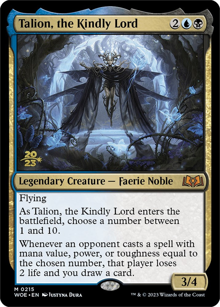 Talion, the Kindly Lord [Wilds of Eldraine Prerelease Promos] | Card Citadel