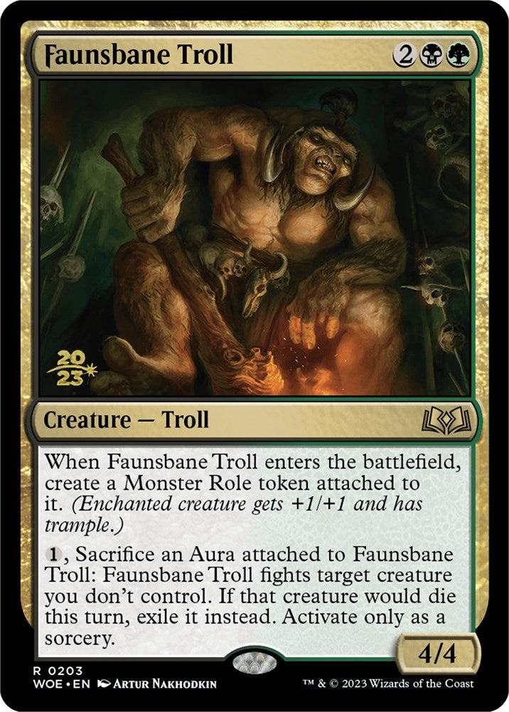 Faunsbane Troll [Wilds of Eldraine Prerelease Promos] | Card Citadel