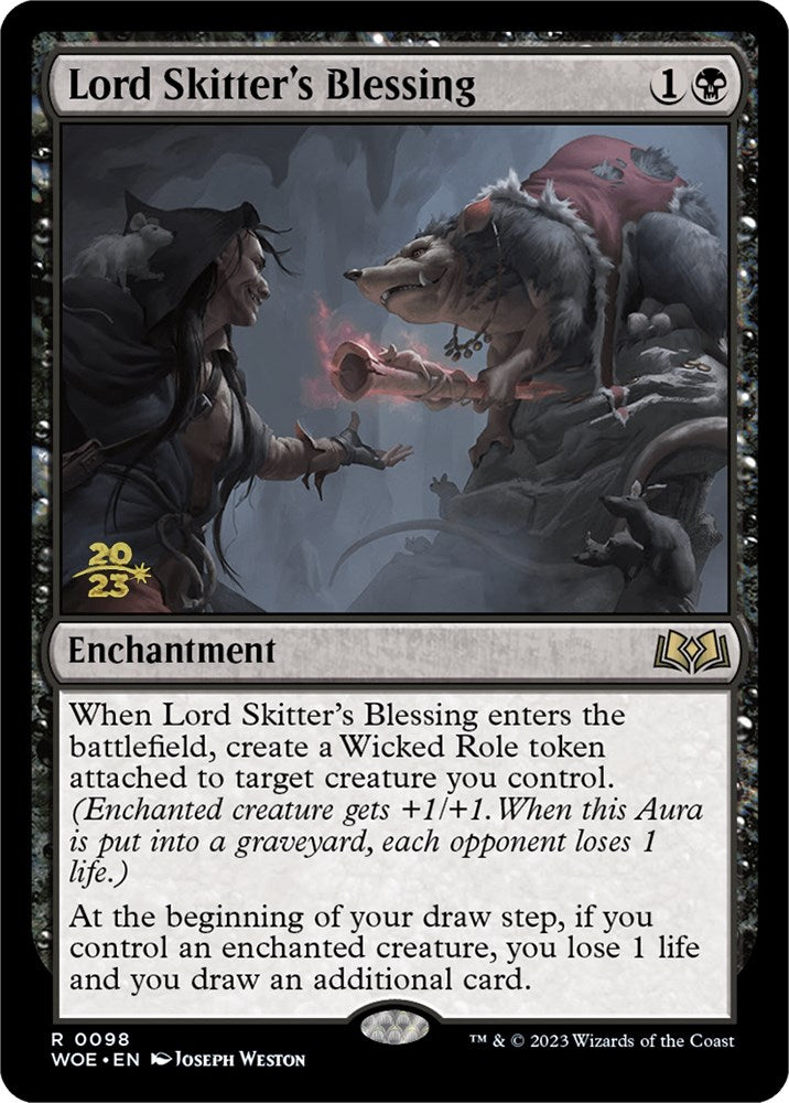 Lord Skitter's Blessing [Wilds of Eldraine Prerelease Promos] | Card Citadel