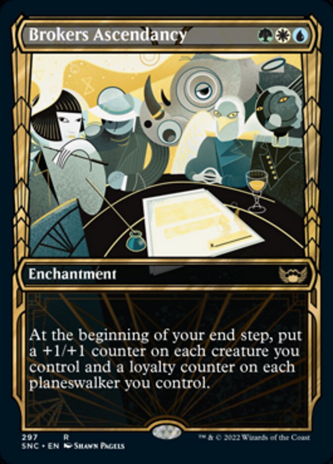 Brokers Ascendancy (Showcase Golden Age) [Streets of New Capenna] | Card Citadel